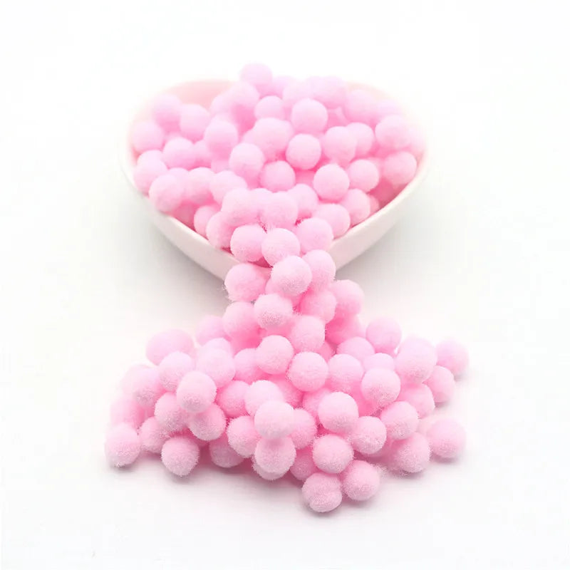 15g Fluffy Soft Pompom 8 Mm 10 Mm 15 Mm 20 Mm 25 Mm 30 Mm Plush Pompom DIY Home Decoration Crafts Toys - 13 / 15mm 15g