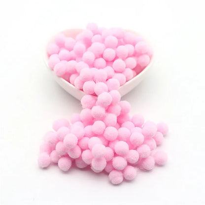 15g Fluffy Soft Pompom 8 Mm 10 Mm 15 Mm 20 Mm 25 Mm 30 Mm Plush Pompom DIY Home Decoration Crafts Toys - 13 / 15mm 15g