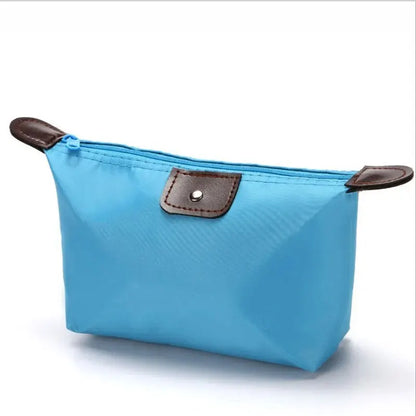 Cosmetic Bag For Women Colorful Waterproof Travel Dumpling Storage Bags Mini Cute Toiletry Makeup Portable Tote Bags Purses 2