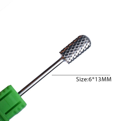 1pc Carbide Tungsten Nail Drill Bit Rotate Burr Milling Nail Cutter Bits Electric Drill Machine For Manicure Pedicure Tools -