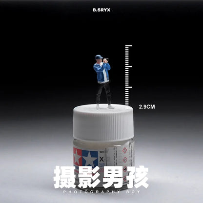 Resin Diorama 1:64 Scale Miniature Figures Garage Scenes Minifigures Model Kit DIY Craft Toys Anime Figure Collectib
