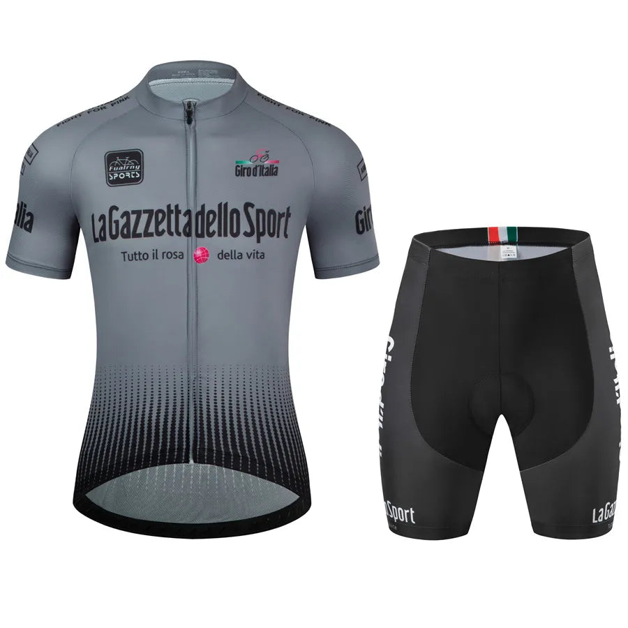 Tour Of Italy Bicycle Clothes Cycling Jersey Set Summer Road Bike Short Sleeve Cycling Clothing Men Mtb Jersey Set Sport Wear
