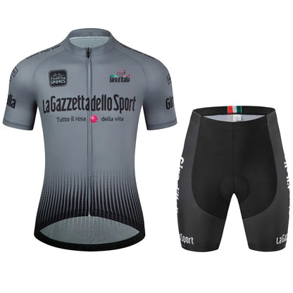 Tour Of Italy Bicycle Clothes Cycling Jersey Set Summer Road Bike Short Sleeve Cycling Clothing Men Mtb Jersey Set Sport Wear