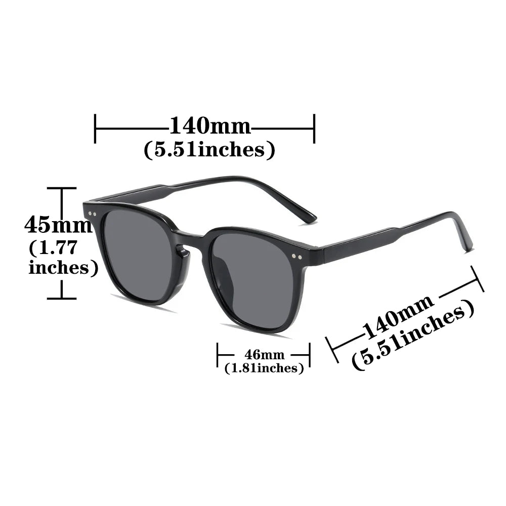 New Vintage Square Sunglasses Women Men Small Round Sun Glasses Female Small Eyewear Sunglasses for Male Female