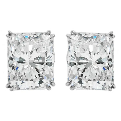 CAOSHI Stylish Simple Stud Earrings for Women Trendy Modern Style Dazzling Zirconia Accessories Wedding Engagement Jewelry Gi