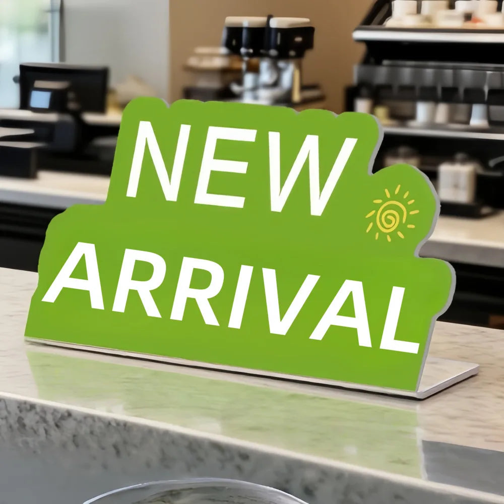 Store Sign - Custom Acrylic Stand, Tabletop, Modern Style, A Personalized Sign Suitable For Restaurants And Hotels