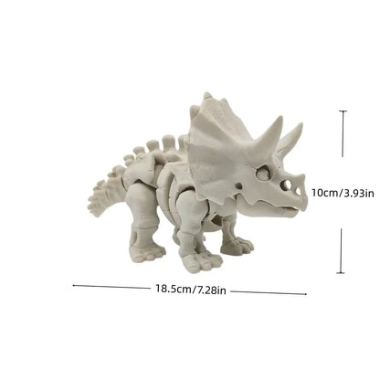 Simulation Dinosaur Fossil Plastic Skeleton Model Children's DIY Handmade Dinosaur Skeleton Assembly Kit Tyrannosaurus Rex Mo