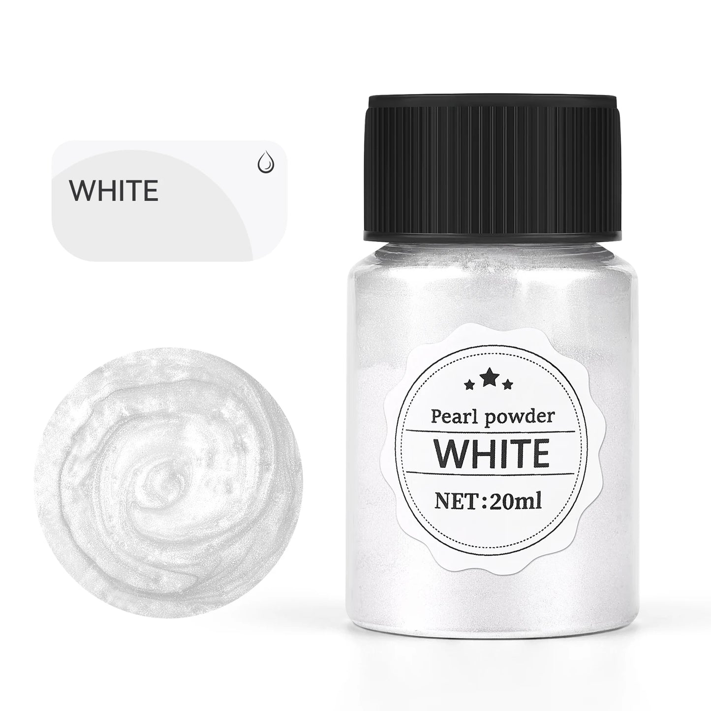 20ml Pearlescent Mica Powder Epoxy Resin Pigment Kits Dye Pearl Pigment Natural Mica Mineral Powder DIY Jewelry Crafts Candle