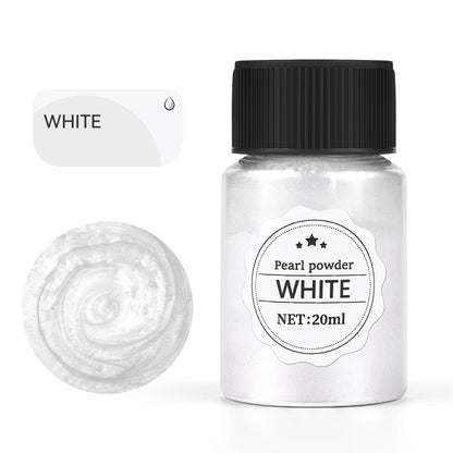 20ml Pearlescent Mica Powder Epoxy Resin Pigment Kits Dye Pearl Pigment Natural Mica Mineral Powder DIY Jewelry Crafts Candle