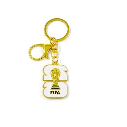2026 FIFA Trophy Keychain Football Trophy Pendant Soccer Fan Souvenir Backpack Charm Collectible Gift Mascot Model - D