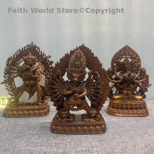 Kalacakravajrahigh kalachakra Guhyasamaja Yamantaka 5A+buddha statue buddhist altar HOME family temple worship