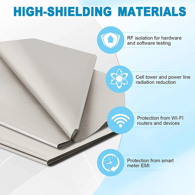 Faraday Fabric Radiation Protection WiFi Blockers for Home Anti-Radiation Blanket Fabric Emf/Rf/RFID Protection Blocking Clot
