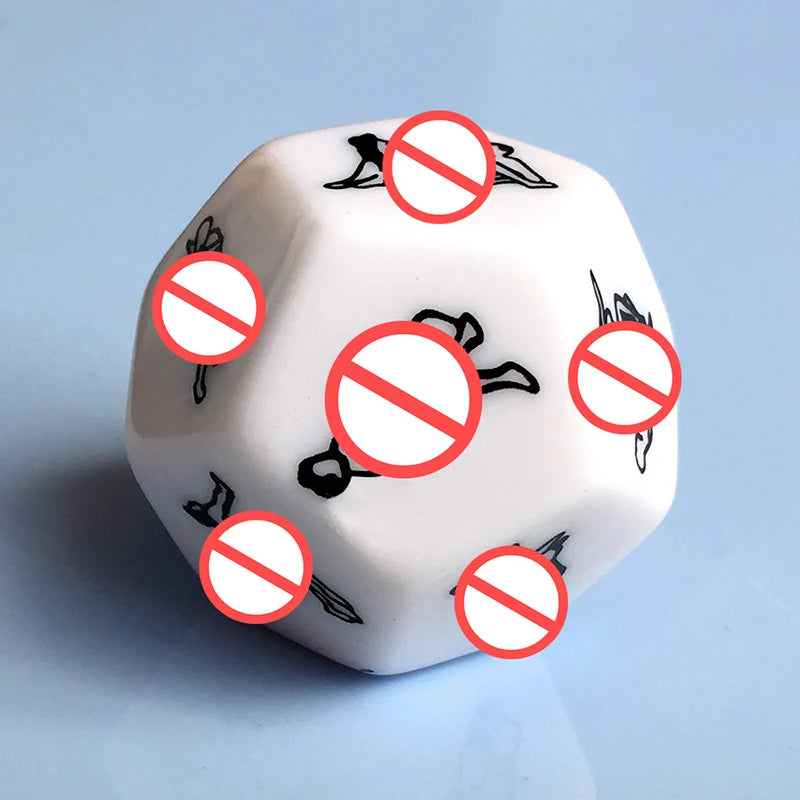 12 Sides Sexy Funny Dice Party Gifts Cubes Adults Love Humour Gambling Sex Romance Erotic Kama Sutra Craps Sexy Games Dices T