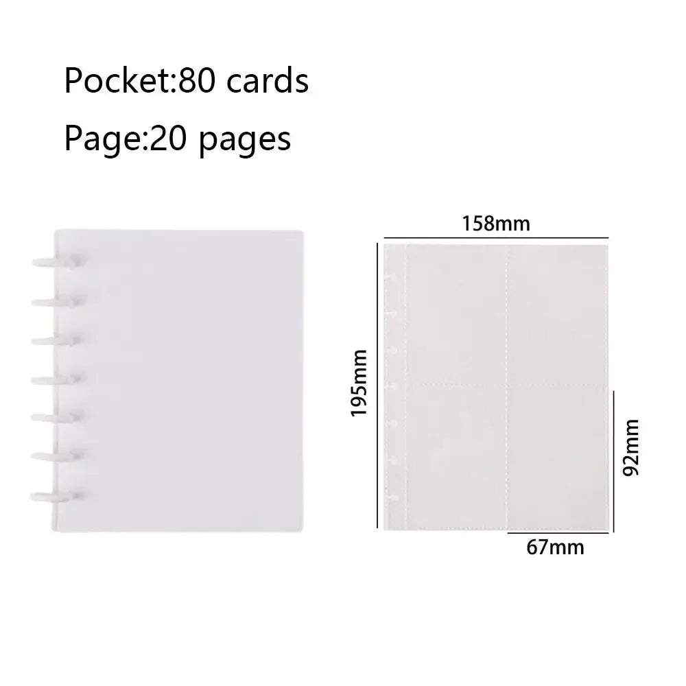 Multi-pockets 3 Inch Photo Album INS Style Idol Cards Collect Book Kpop Card Holder Loose-leaf Binder Photocard Holder