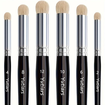 3/6pcs Dry Brush Miniature Painting, Wool Professional Drybrush Set, Hobby Detail Paint Brushes for Miniature 40K Model Paint