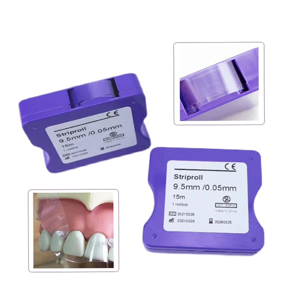Dental Stainless Steel Matrix Strips Resin Film Restoration Light Cured Resin Clear Matrix Bands Polishing Strip Dental Mater