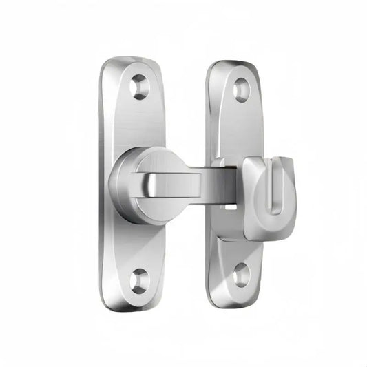 90/180 Degree Flip Door Lock Home Security Sliding Door Latch Small Gate Latches Hardware Anti-theft Lock Zinc Alloy Door Bol