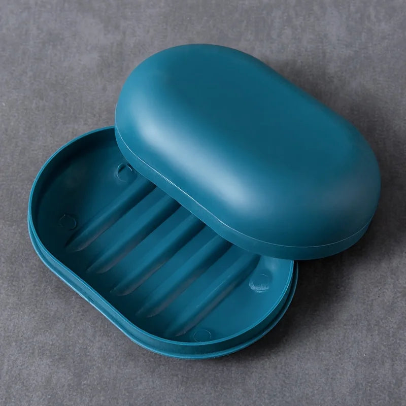 Soap Dish with Lid - Portable & Sealed Travel Soap Container
