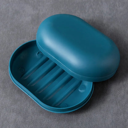 Soap Dish with Lid - Portable & Sealed Travel Soap Container