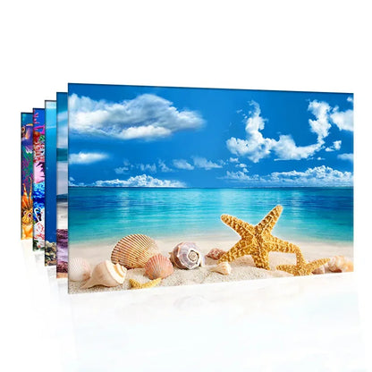 Aquarium Background Decoration Sticker Fish Tank Landscape Sticker Poster Background for Aquarium Ocean Plant Aquascape Paint