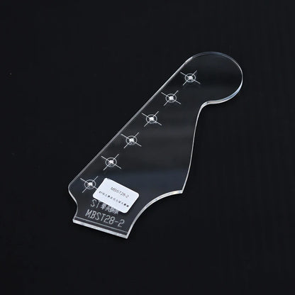 Guitar Head Template Electric Guitar Acoustic Guitar Ukulele Transparent Acrylic Template Guitar Making Mold - ST-MBST28-2