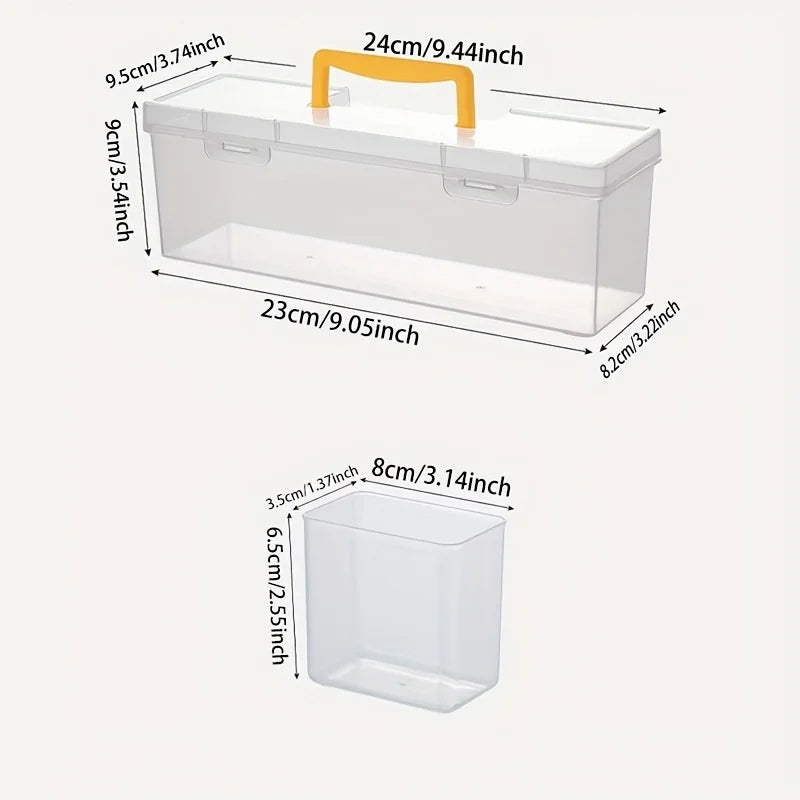 1/7pcs Tool Parts Storage Box Set Multi-Compartment Tool Organizer,Sorting Box for Screws,Wrenches,Hardware Accessories,and T