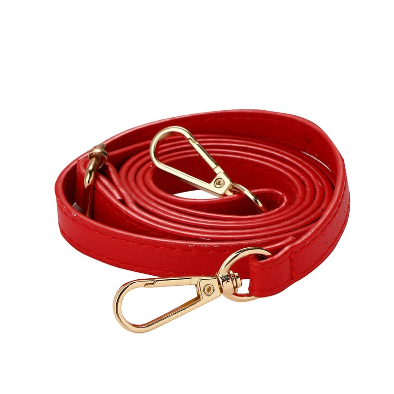 125CM Long PU Leather Bag Strap Accessories for handbags 1.2CM Wide Shoulder Bag Strap For crossbody Replacement Strap For Ba