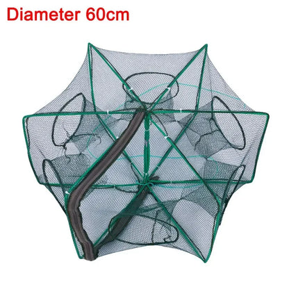 Mesh For Fishing Net/Tackle/Cage Folding Crayfish Catcher Casting/Fish Network Crab/Crayfish/Shrimp/Smelt/Eels Traps Fishing 
