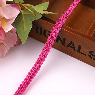 10yard Lace Trim Ribbon Gold Silver Centipede Braided Lace DIY Craft Sewing Accessories Wedding Xmas Decor Fabric Curve Lace