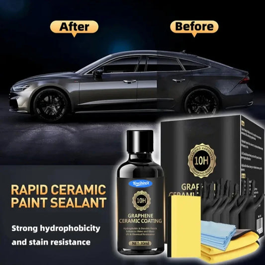 Graphene Ceramic Coating 20H/12H with Self Healing and UV Track Technology Car Detailing Professionals 10+ Years of Protectio