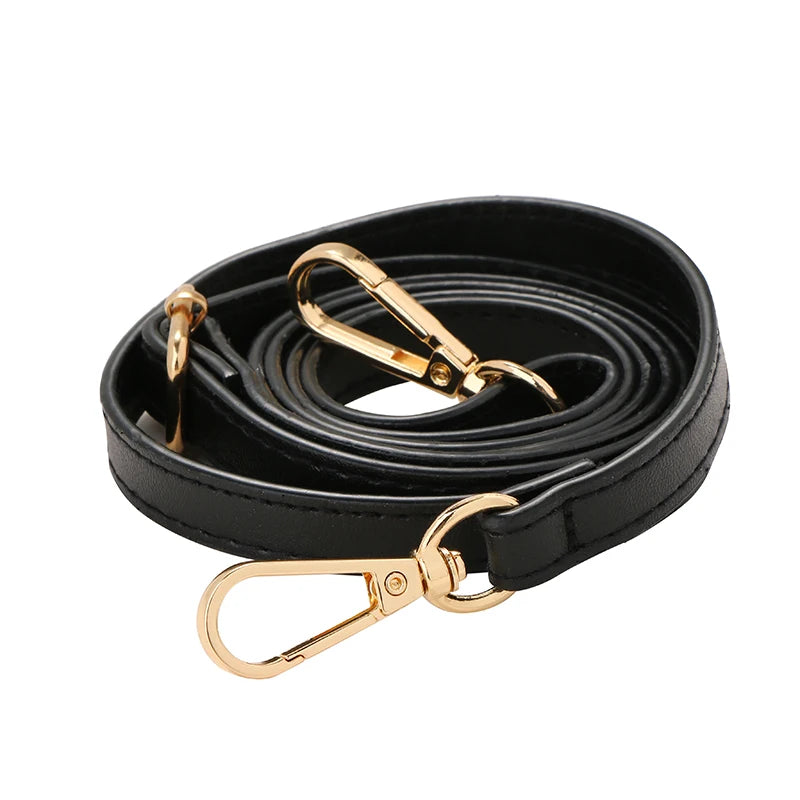 125CM Long PU Leather Bag Strap Accessories for handbags 1.2CM Wide Shoulder Bag Strap For crossbody Replacement Strap For Ba