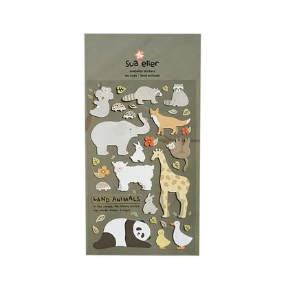 Korean Import Original Suatelier Daily Stickers Scrapbooking Diy Journal Stationery Sticker Decor Art School Supply - land An