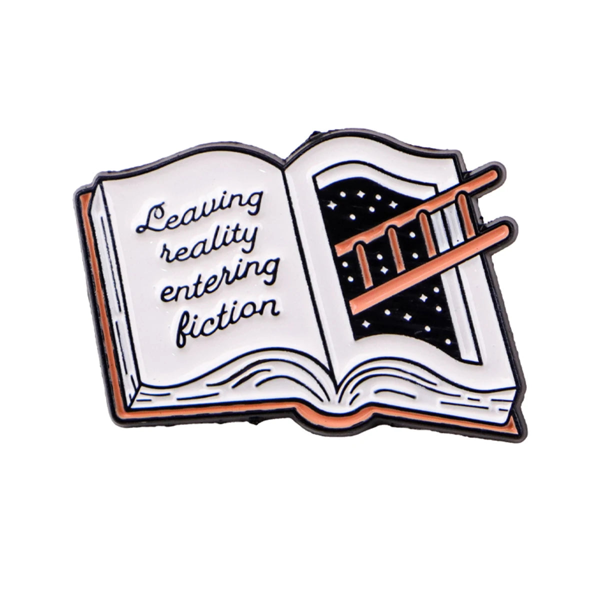 Book Lover Enamel Pin Cute Reading Themed Brooch "Just One More Chapter" Lapel Pins for Backpacks Bookworm Gift - 30