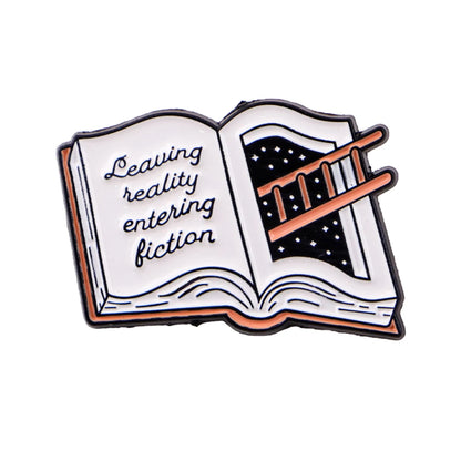 Book Lover Enamel Pin Cute Reading Themed Brooch "Just One More Chapter" Lapel Pins for Backpacks Bookworm Gift - 30