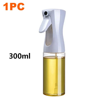 200/300/500mlOil Spray Plastic Household Kitchen Oil Spray Bottle Or Oil Brush Nebulizing Mist Filling Cooking Dual Use BBQ -