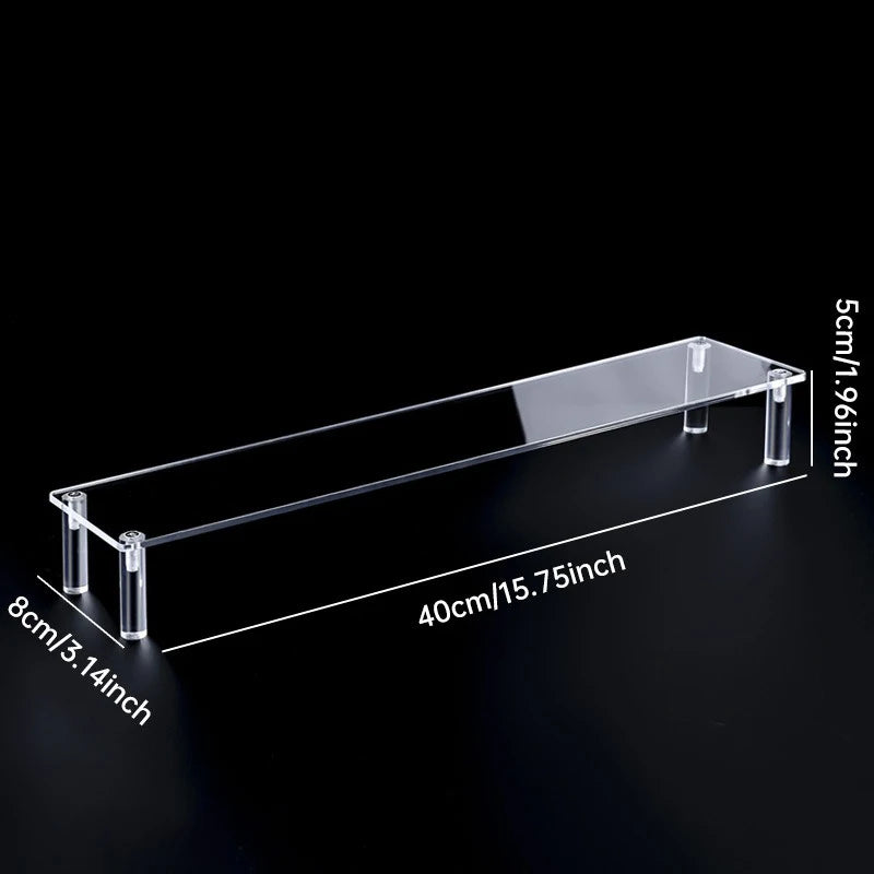 1-5 Tier Acrylic Display Stand Perfume Doll Clay Figurine Blind Box Storage Rack Transparent Ladder Makeup Organization W-2 -