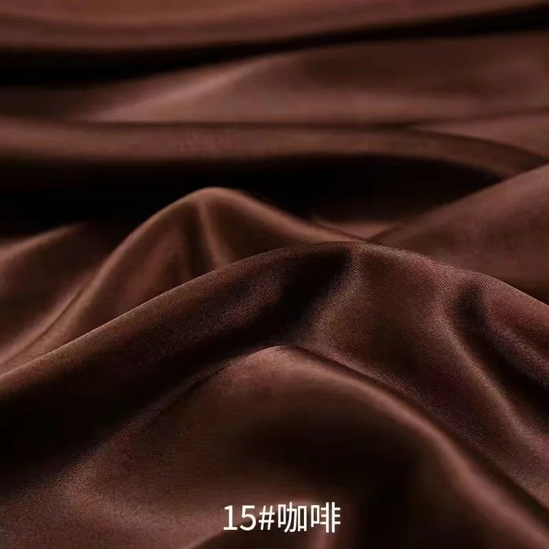 0.5m/1m/2m Satin Fabric Lining Soft and Shiny Silk-Like Material,for Clothing and Lining, Garments, DIY Craft, and Gift Wrapp