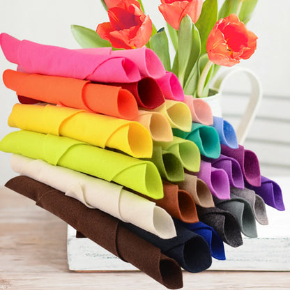 Super Soft Felt Fabric 1.4mm Thick 30*30cm/20cm*90cm Non-woven Sheet for DIY Sewing Crafts, Doll Accessories Material Patchwo