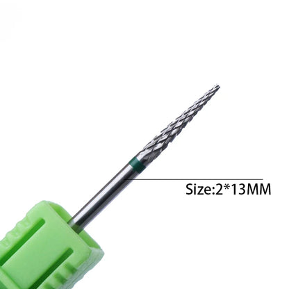 1pc Carbide Tungsten Nail Drill Bit Rotate Burr Milling Nail Cutter Bits Electric Drill Machine For Manicure Pedicure Tools -