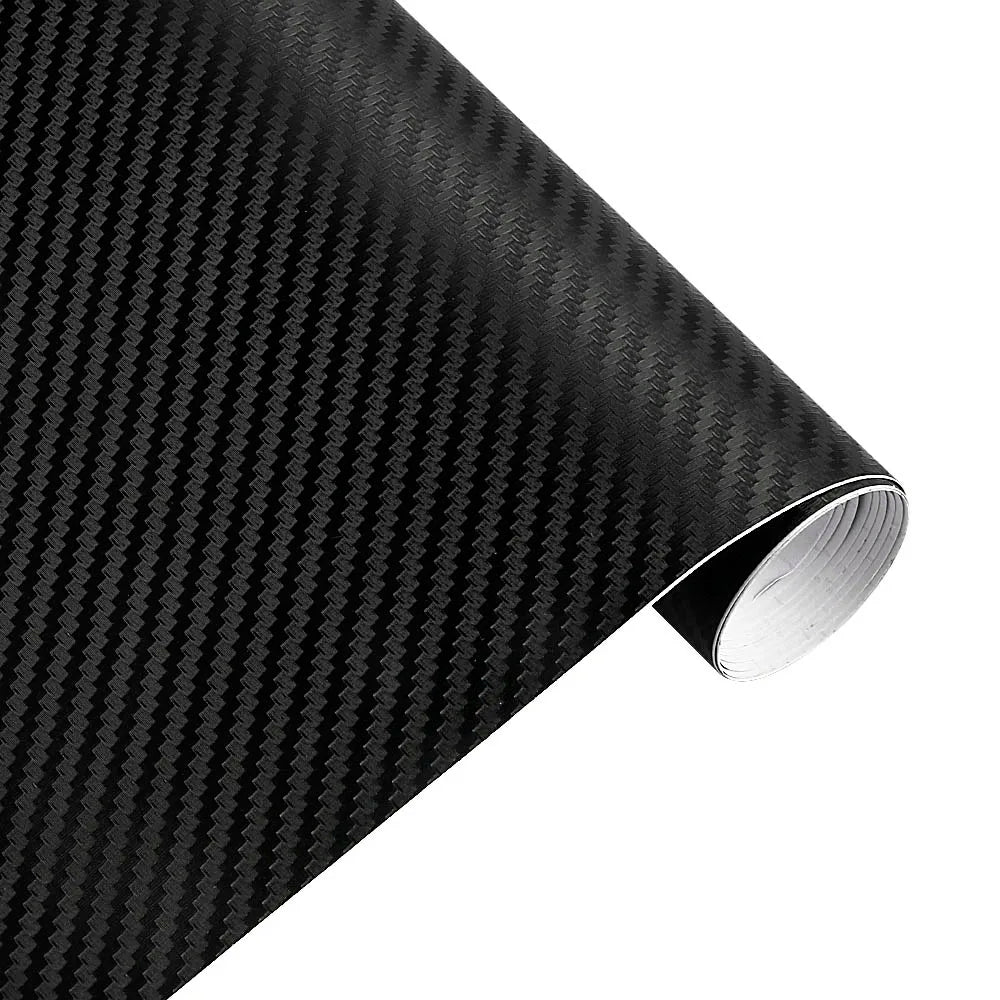50cmx200cm 3D Carbon Fiber Vinyl Car Wrap Sheet Roll Film Car Stickers and Decal Motorcycle Auto Styling Accessories Automobi