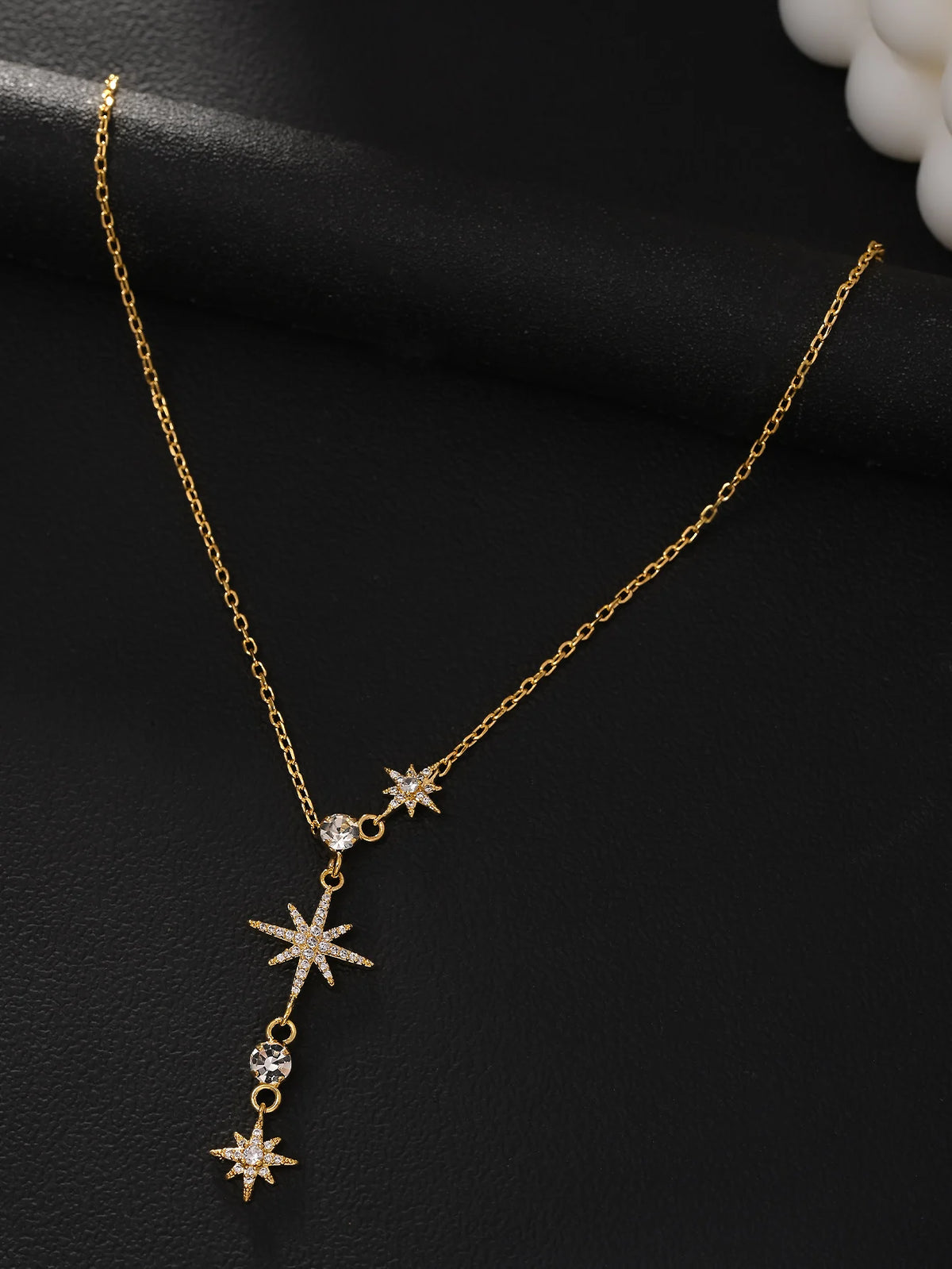 Lariat Gold Necklace for Women, Dainty Long Necklace Gold/Silver Plated Y-Shaped Pendant Necklace, Trendy Drop Necklaces Simp