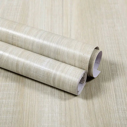 Wood Grain DIY Sticker PVC Self Adhesive Waterproof Wallpapers Renovation Furnitures Wall Stickers Home Decor Sticky Paper De