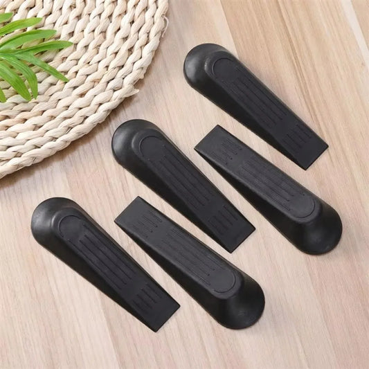 5pcs Set Plastic Door Stop Stoppers Non-Slip Base Durable Heavy Duty Door Stopper Wedge Shape Buffers Door Holder Office Door
