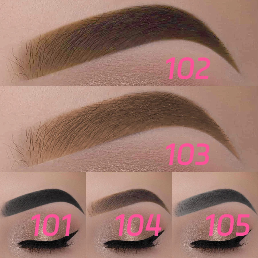 2 in1 Eyebrow pencil professional Cosmetics makeup for women 5 Colors Waterproof Eyebrow Tattoo brush Long Lasting eyebrow pe