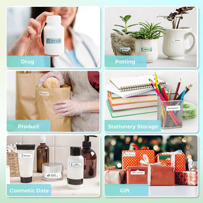Marklife P15 Label Stickers Thermal Label Tape Paper For Mini Thermal Printer Self-adhesive Paper Roll For D30 P12 Q30 Printe