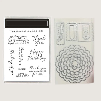 Spring 2026 April New Arrivals Stamp Dies Opulent Oasis Boutique Blossoms Thanks Man DIY Greeting Scrapbook Molds Mother's Da
