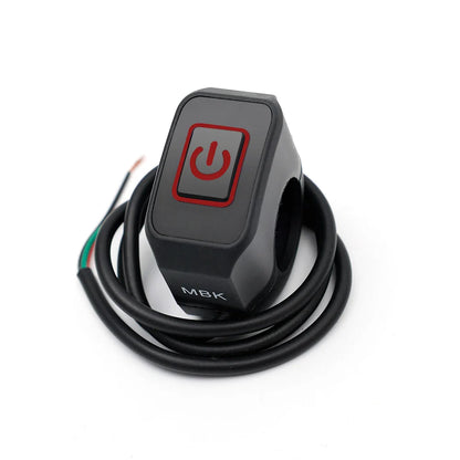 Universal Motorcycle Handlebar Switch Button 12V Button Connector Switch for Electric Star Pressure Waterproof Control Switch