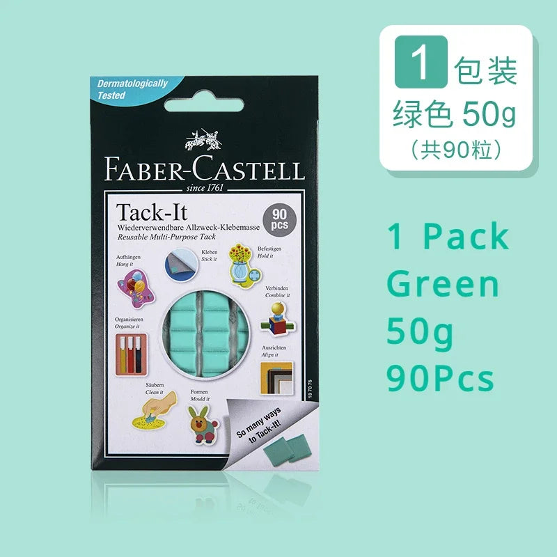 Faber-Castell Tack-It Multipurpose Adhesive Tacky Putty, Non-Toxic Reusable Adhesive Mounting Putty for Crafts & Poster Hangi
