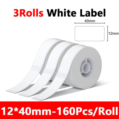 Marklife P15 Mini Portable Label Printer Smart Pocket Printer Thermal Adhesive Sticker Labeling Machine ot 3PK Label Paper No