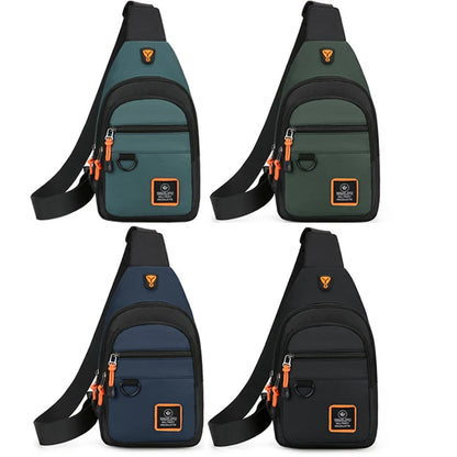 Men's Leisure Outdoor Hiking Bike Shoulder Bag, Waterproof Sports Crossbody Bag, Travel Backpack, Men's Chest Bag, Shoulder B